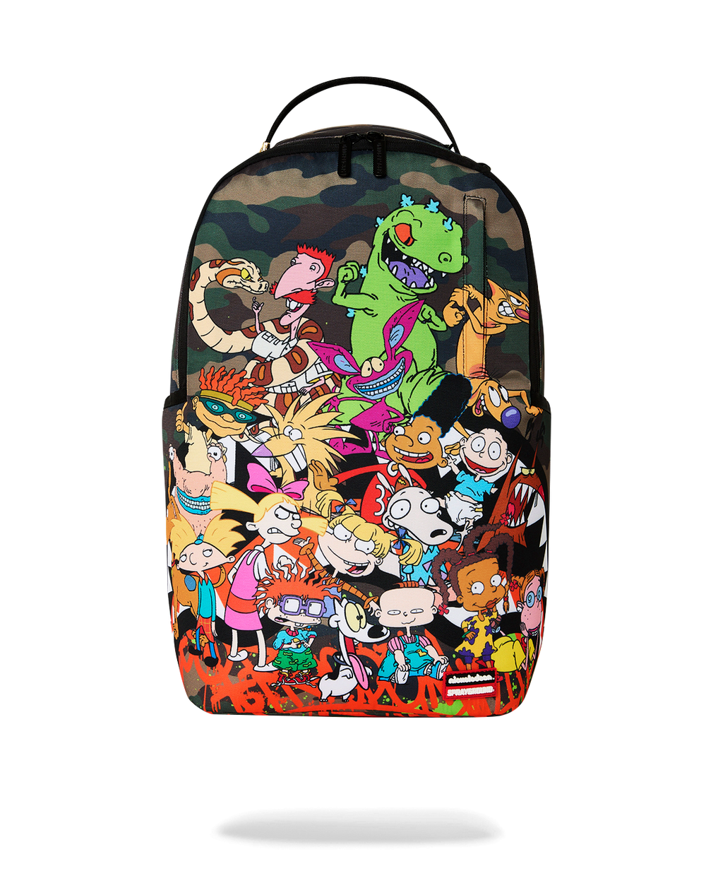 90'S NICK CAMO WITH GRAFFITI BACKPACK