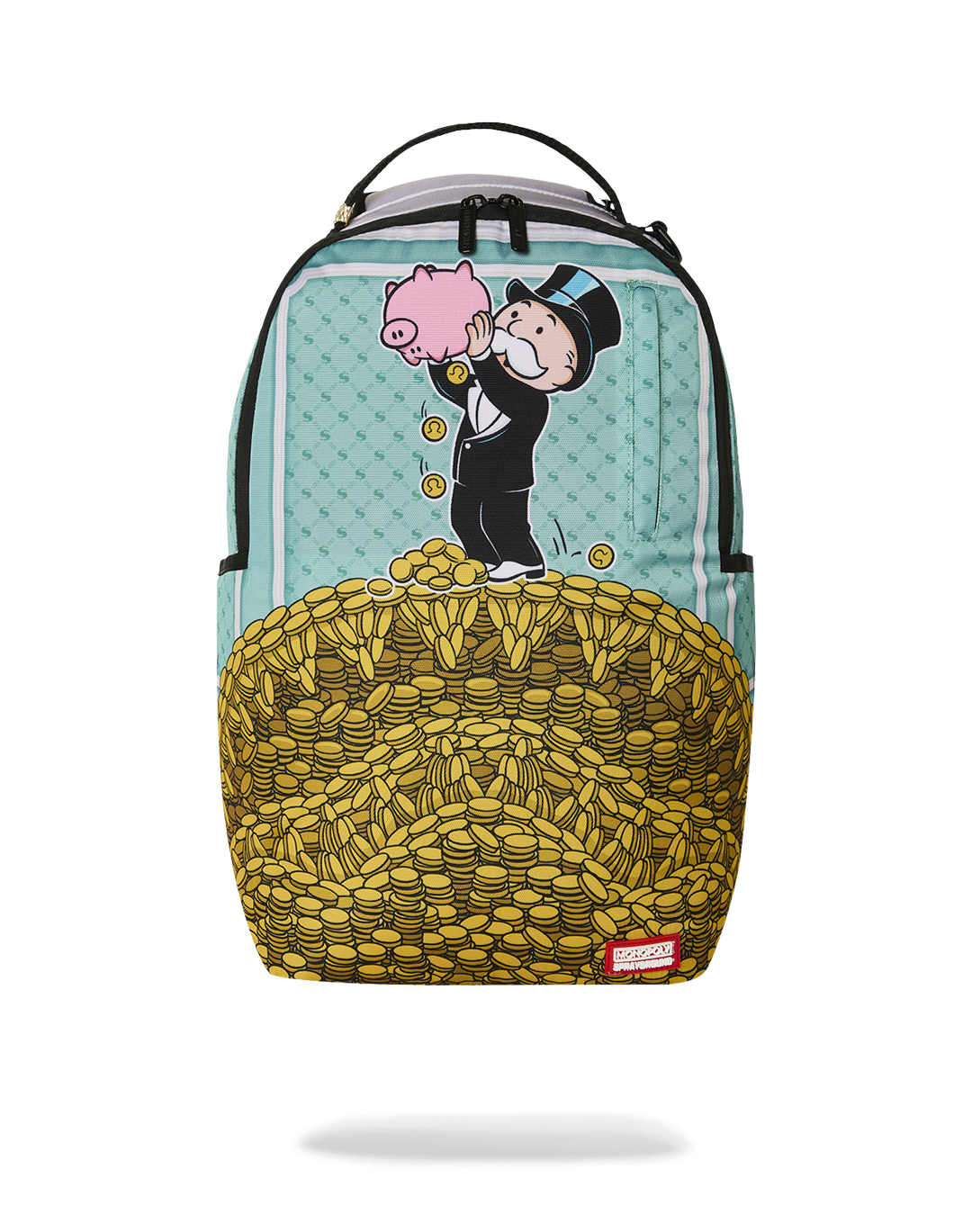 MONOPOLY MONEY PILE SHARK BACKPACK