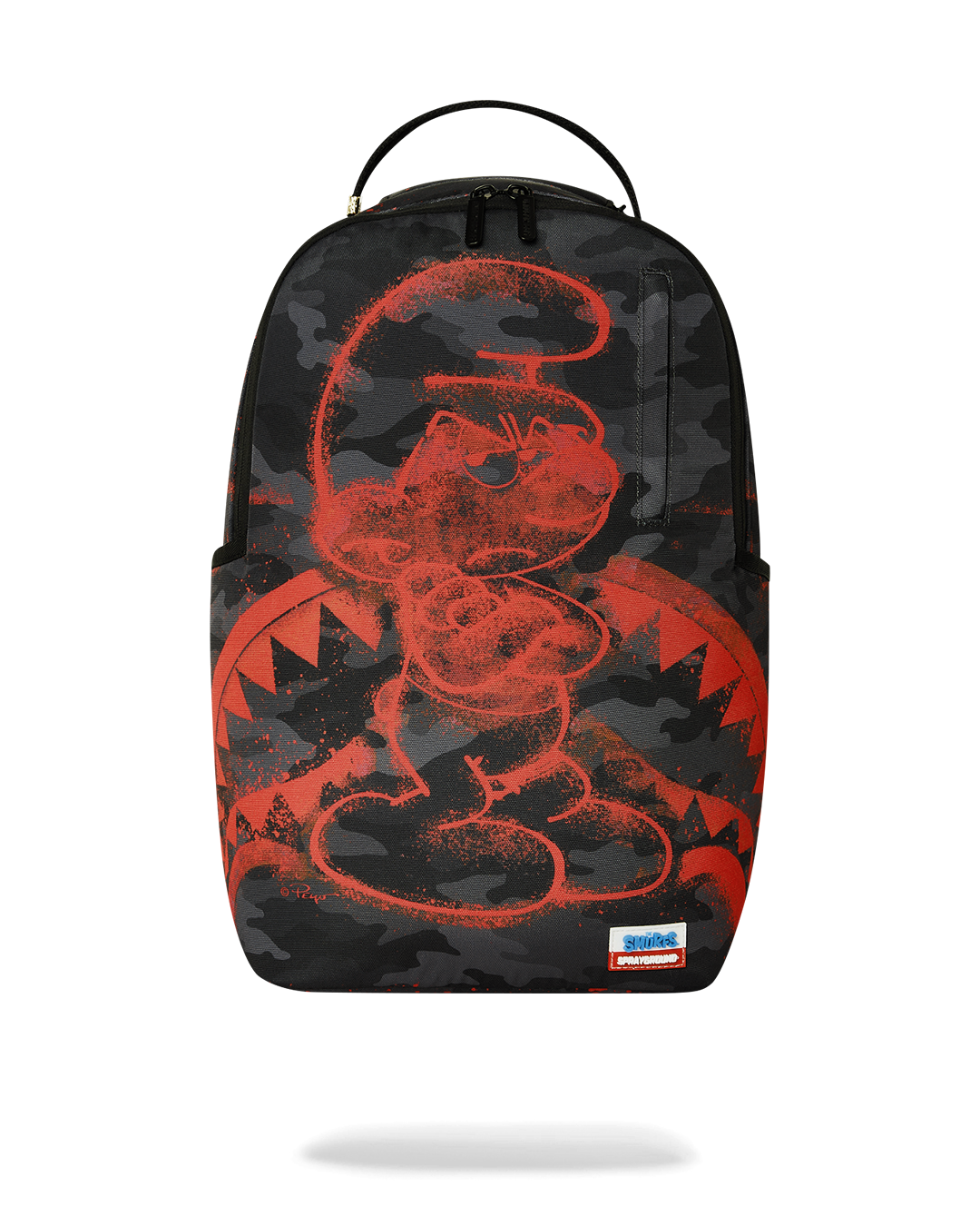 SMURFS RED STENCIL BACKPACK