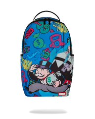 MONOPOLY BLUE TEAR THROUGH BACKPACK