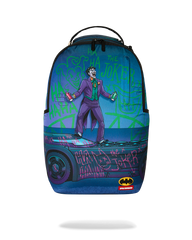 DC JOKER TAGGED UP BATMOBILE BACKPACK