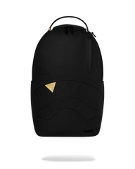 BLACKED OUT EMBOSSED GOLD TOOTH BACKPACK