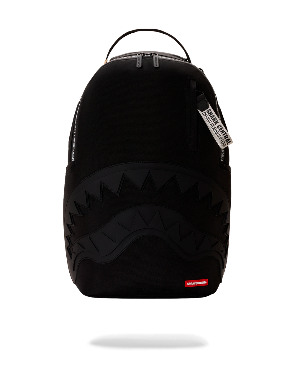 SHARK CENTRAL PRINTED ZIP BACKPACK