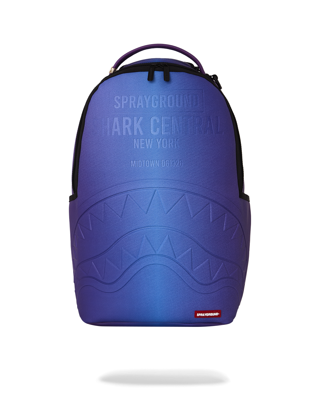 SHARK CENTRAL EMBOSSED DUSK NYLON BACKPACK