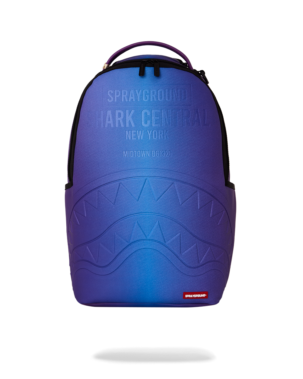 SHARK CENTRAL EMBOSSED DUSK NYLON BACKPACK