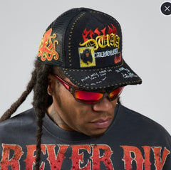 DUAA Black snapback hat