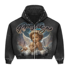 Angel Hoodie - Black