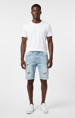 Core Ripped Shorts - Light Blue