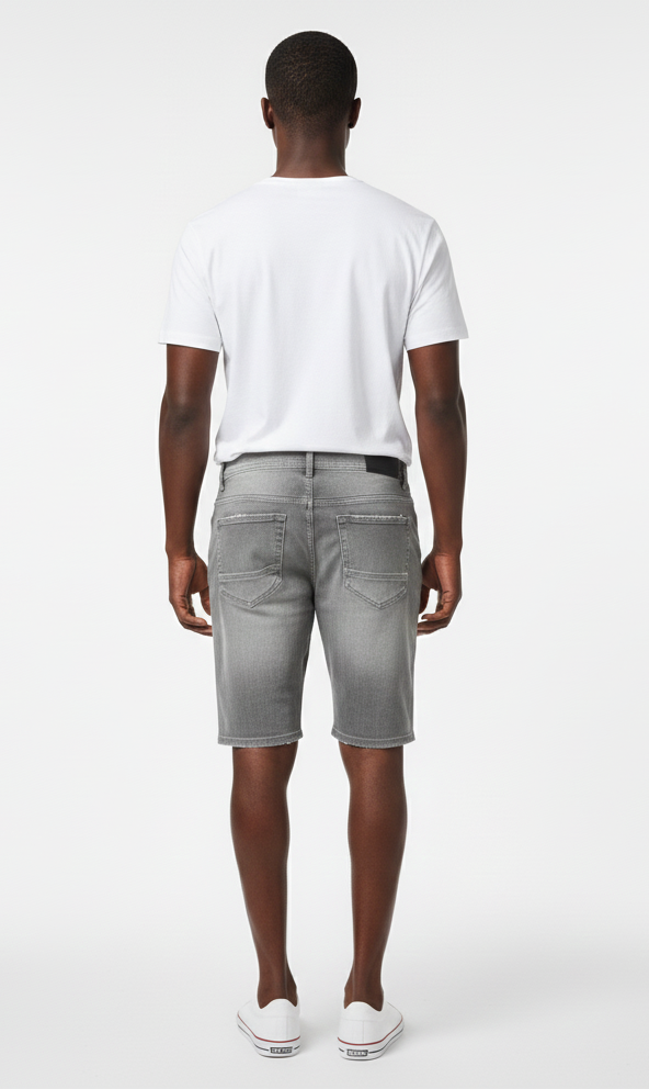 Core Ripped Shorts - Ice Grey