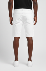 Core Twill Ripped Shorts - White (056)