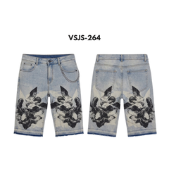 Phantom Denim Shorts - Blue