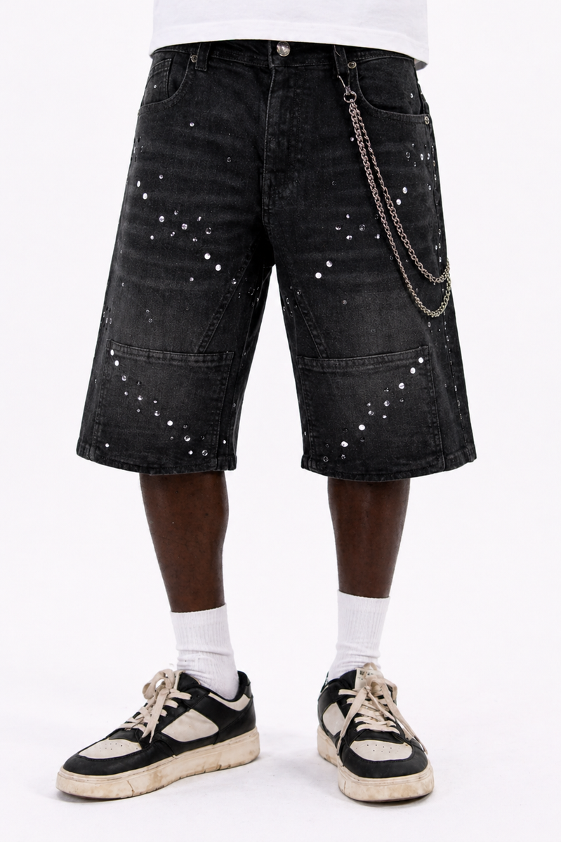Movie Star Mens Denim Shorts