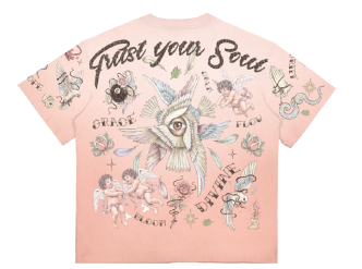 FAITH FADED RELAXED LOOSE FIT TEE