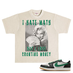 RICH SEX AND BIG CHECKS T-SHIRT TAN