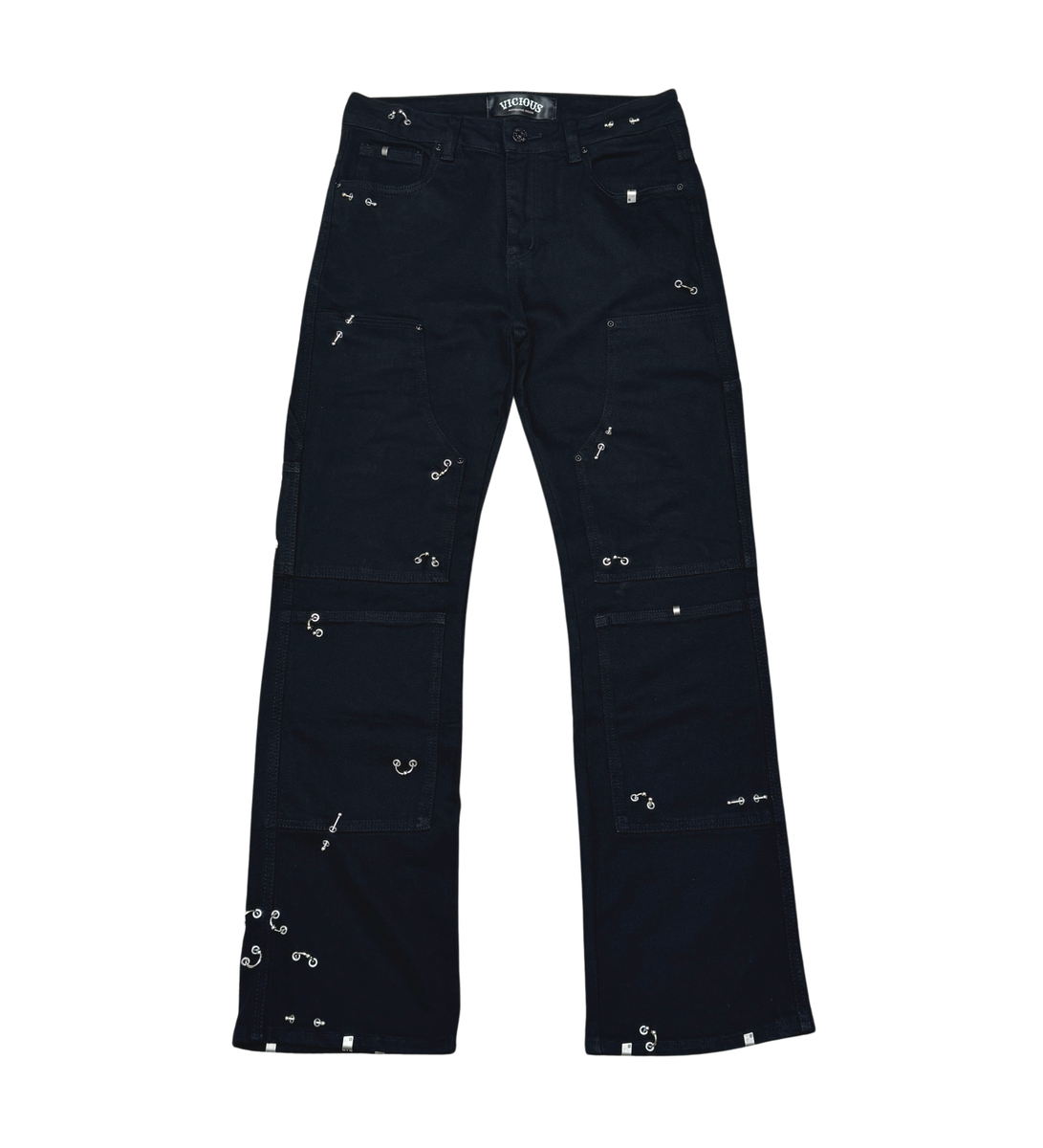 Vicious Baggy Carpenter Jeans - Vintage Black