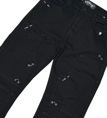 Vicious Baggy Carpenter Jeans - Vintage Black