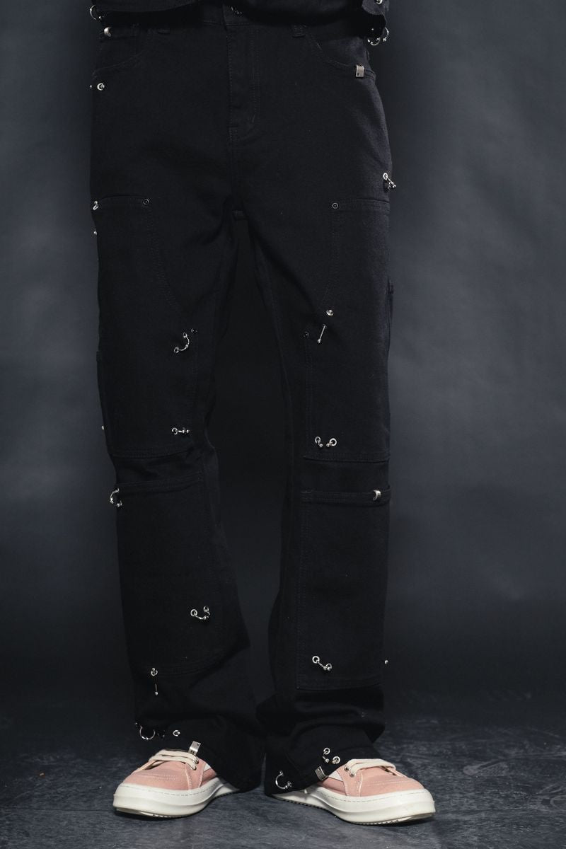Vicious Baggy Carpenter Jeans - Vintage Black