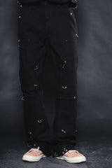Vicious Baggy Carpenter Jeans - Vintage Black