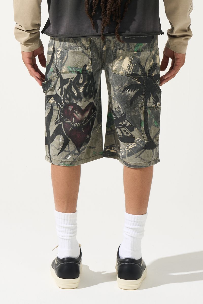 SERENEDE PARADI$E Denim Shorts