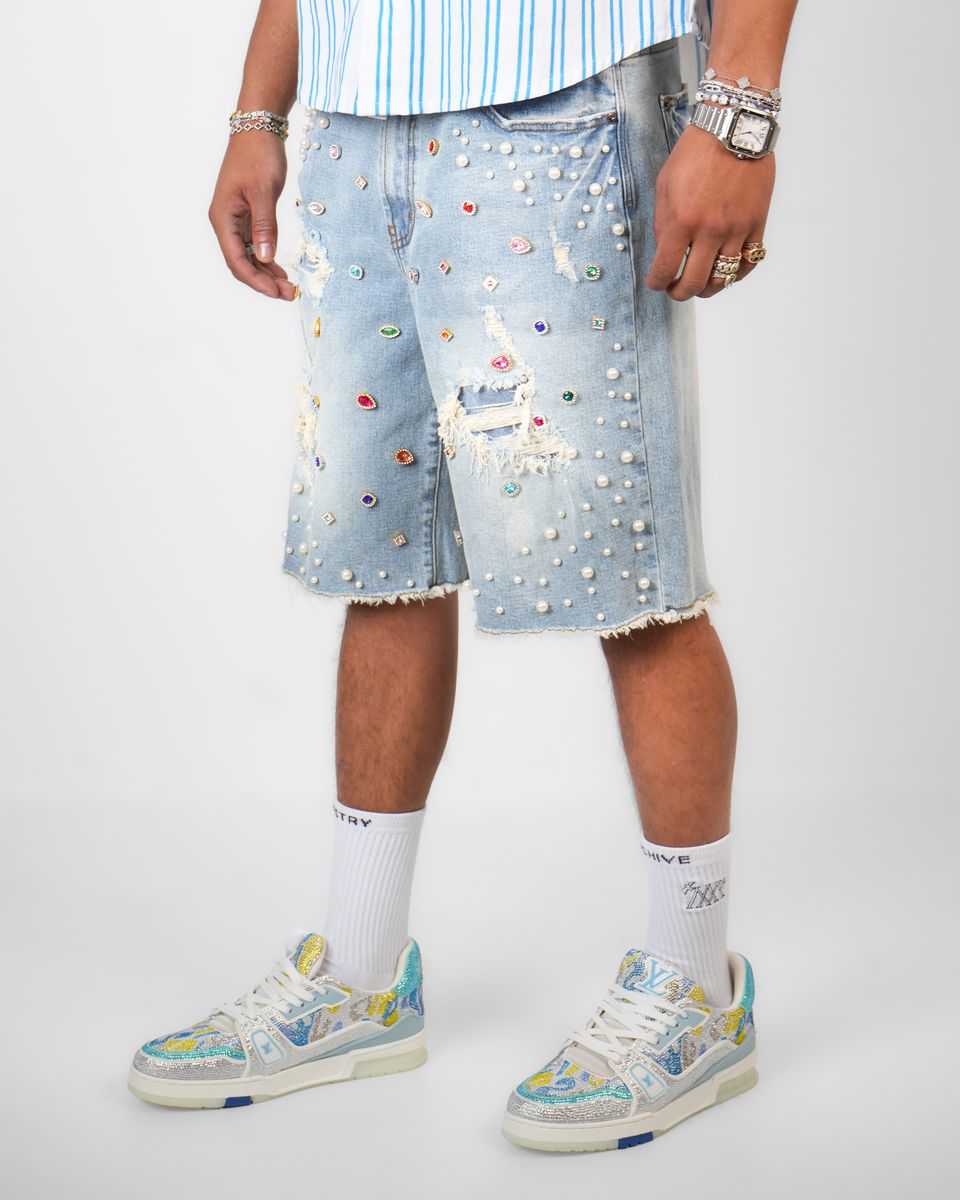 PREME Blue diamond short Shorts