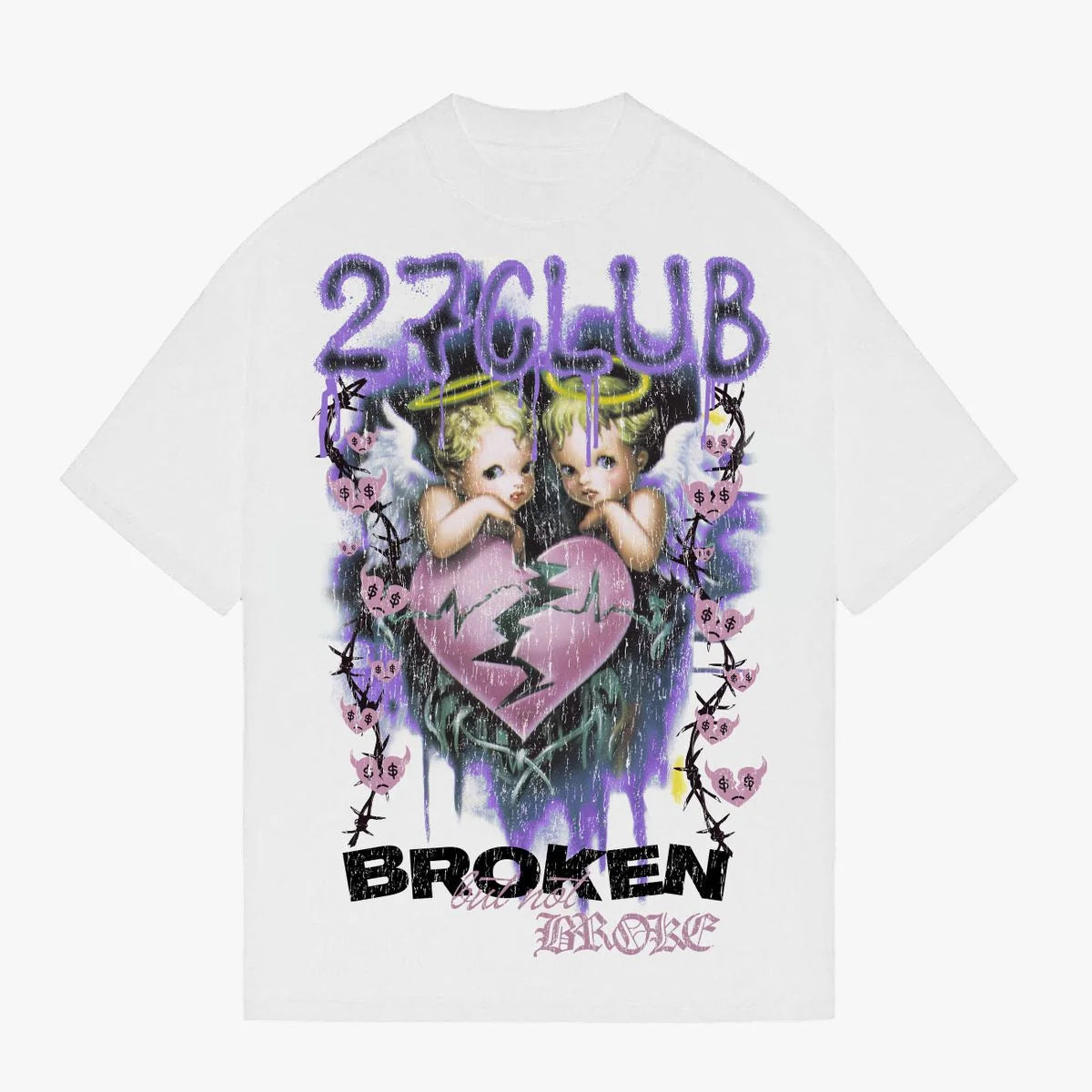 27 Club It Takes Two T-Shirt White